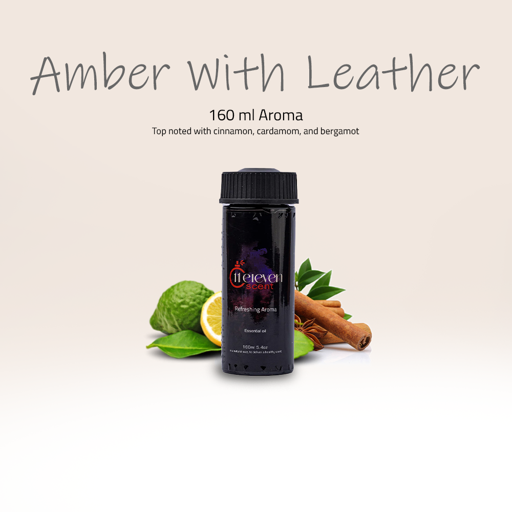 Amber with Leather 160ml Aroma